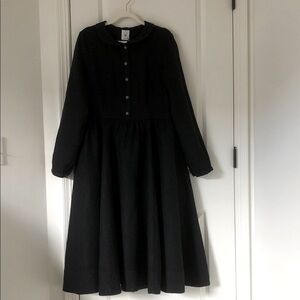 NEW Son de Flor Classic Dress with Long Sleeve in Herringbone Linen